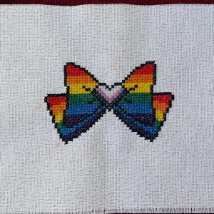 Cross Stitch: Pride Sailor Bow